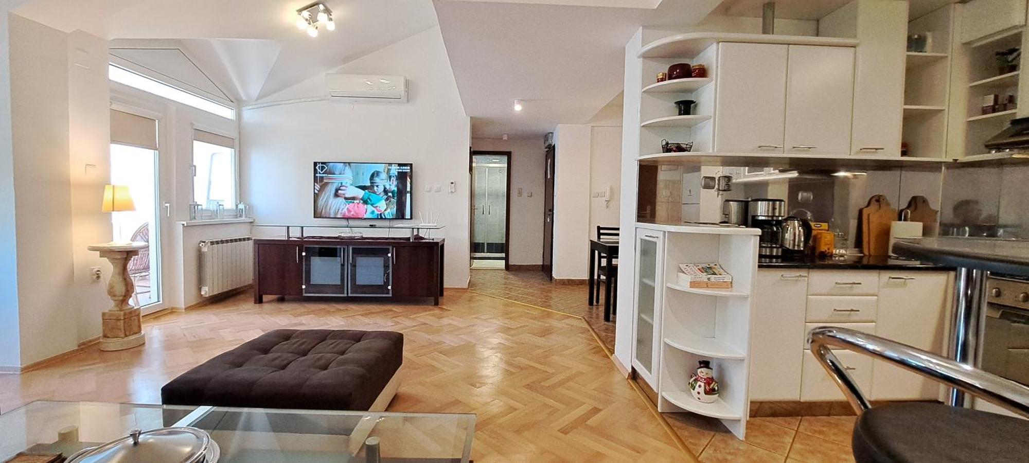 Central Skopje Duplex Apartment Luaran gambar