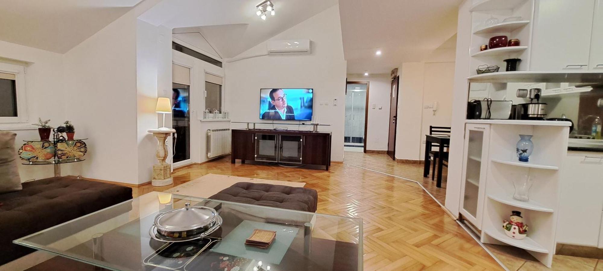 Central Skopje Duplex Apartment Luaran gambar